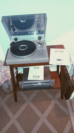 Kenwood tuner and turntable vintage