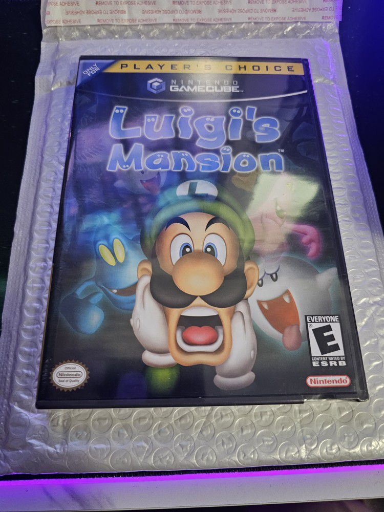 Luigis Mansion GameCube Sealed