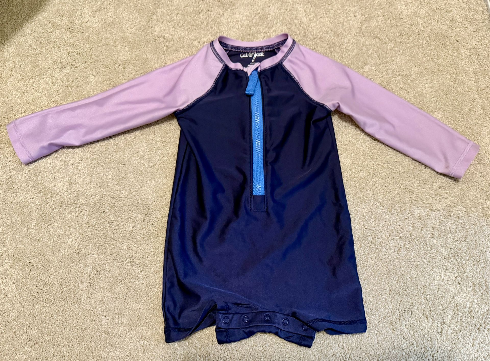 Cat & Jack toddler swimsuit, size 2T