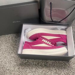 Pink Rick Owen Vans 