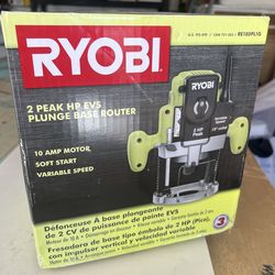 New Ryobi plunge router