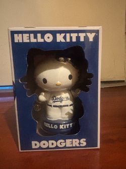 Hello kitty dodgers bobblehead