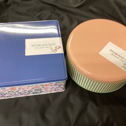 New Food Safe Storage Tins (Round Or Square)