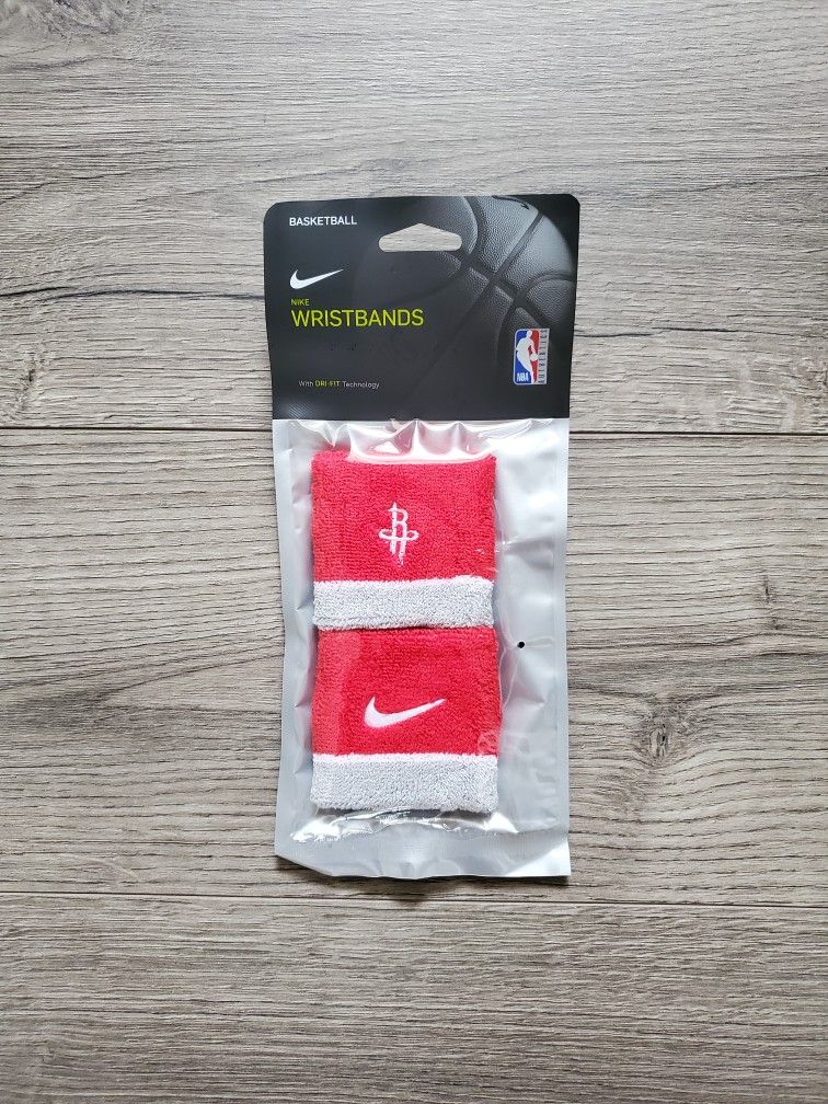 Nike Houston Rockets NBA Wristbands OSFA