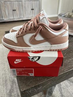 W Nike Dunk Low (White/Rose)