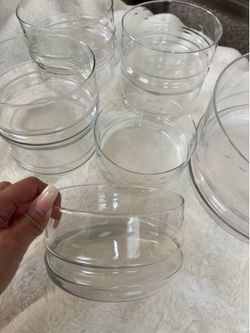 Princess House Crystal Casuals Salad Bowl set