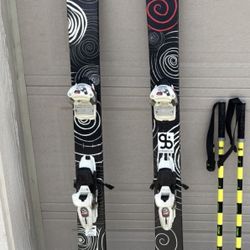 Line Skis And Poles