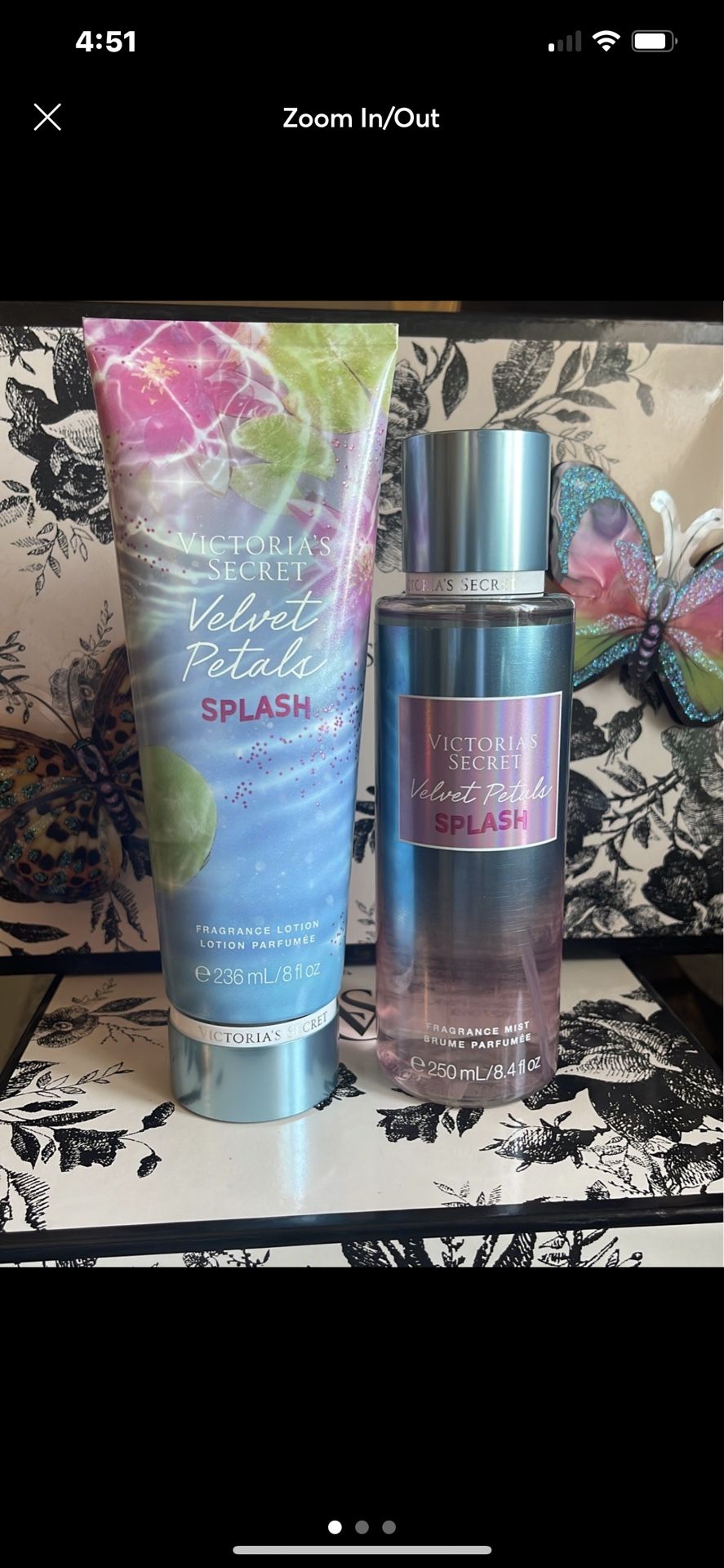 Victoria’s Secret ✨✨VELVET PETALS SPLASH✨✨ LIMITED EDITION (1) fragrance mist 8.4 fl oz (1)fragrance lotion NEW $18 ‼️price Is Firm ‼️⚠️👀read Full