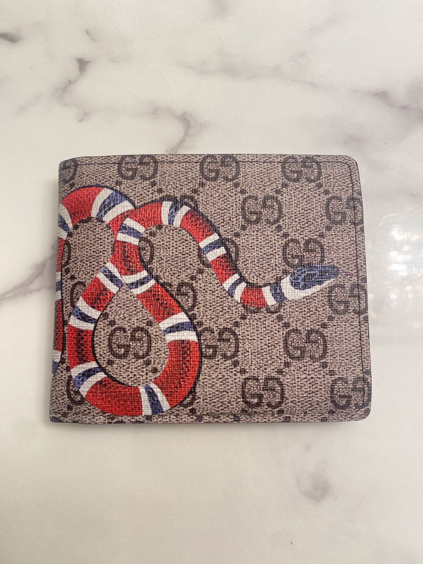 Gucci Snake Wallet Supreme GG