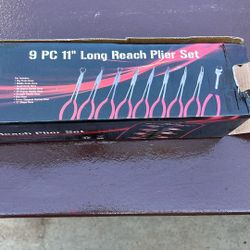 Plier Set 11” Lengths 9 Pc