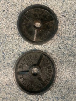 25Lbs Olympic plates
