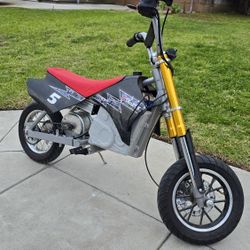Modified Razor MX350 Electric Dirt Bike