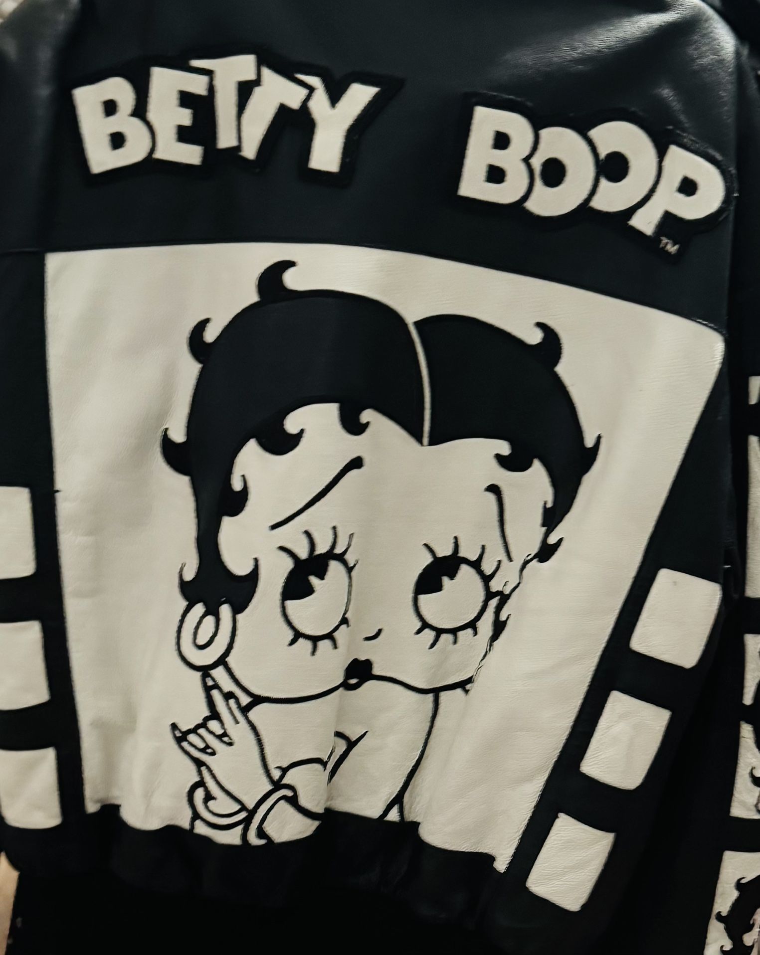Rare Vintage American Toons Betty Boop Bomber Jacket
