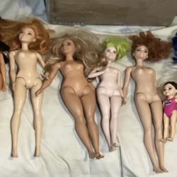 Doll lot of 11 Mattel,Hasbro,Disney and Barbie Dolls