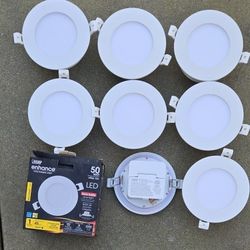 Eight Led Downlights