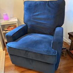Blue Rocking Chair 