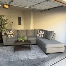 Gray Sectional Couch