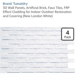 3D Faux Brick Wall Panels