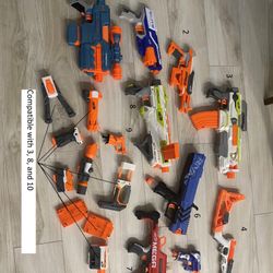 Assorted Nerf Blasters Bulk/Select buy