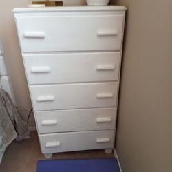 White Wooden Dresser