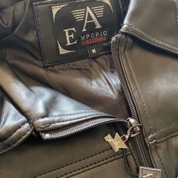 Leather jacket, original Emporio Armani Campera De Cuero Original De Emporio Armani