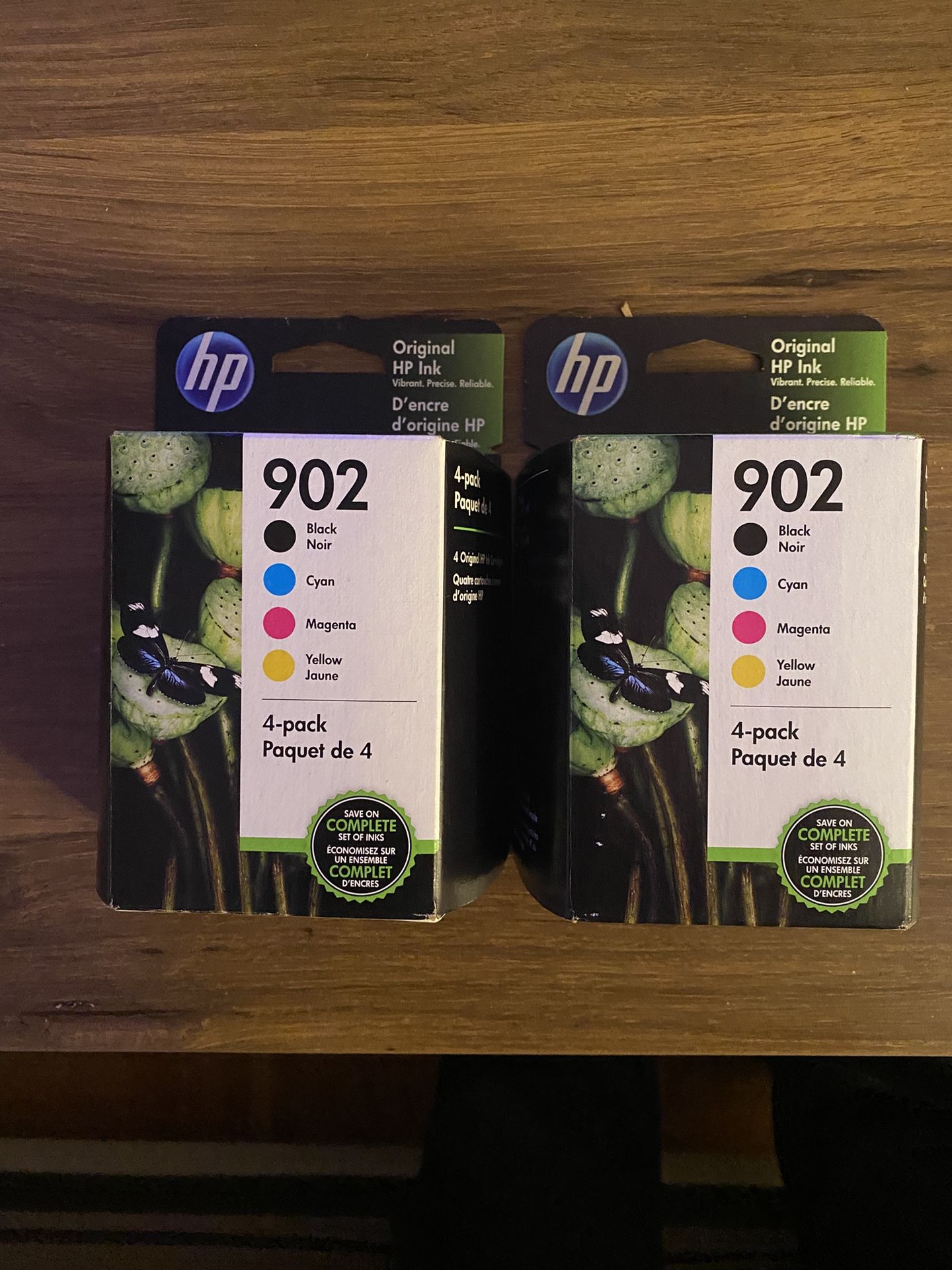 Black Noir Cyan Magenta Yellow Jaune Quare corte d'origine H 4-pack Paquet de 4 SAVE ON COMPLETE SET OF INKS ÉCONOMISEZ SUR UN ENSEMBLE COMPLET