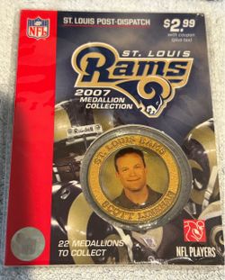 St. Louis Rams 2007 Scott Linehan Medallion Coin