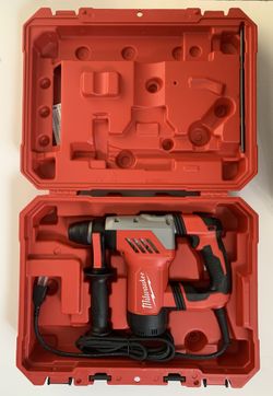 OPEN BOX Milwaukee 1-1/8" Corded SDS-Plus Rotary Hammer  INCL. CONCRETE REBAR BIT