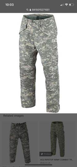 Army rainsuit trousers