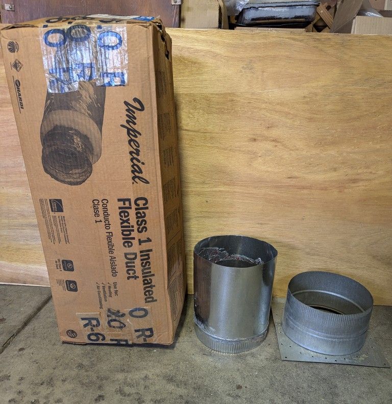 25 Ft Flexible Duct With Head And Extension