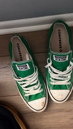Green Converse Lows