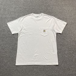 Carhartt White Pocket Logo Tee
