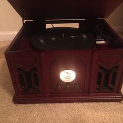 All In One Record Player, CD 💿 Player, Radio!