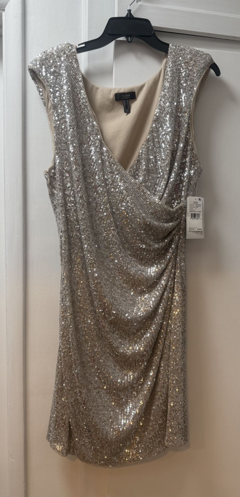 Silver Sequin Dress  - Size 16  - Never Worn
