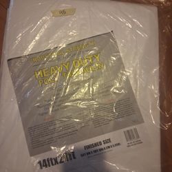 14x20ft Heavy Duty White Tarp New $45.00 Firm Each 
