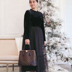 Velvet Black Dress