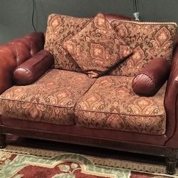 Two Seater Brown Couch