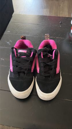 Pink and Black Vans