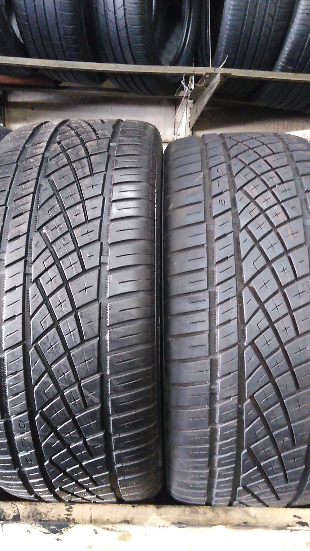 Two continental tires for sale 245/40/19