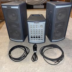 Grey Kustom Speakers Set Of 3