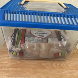 Small Pet Carrier (9”Wx6”Dx7”H(with Bag of Fresh Mountain Pine