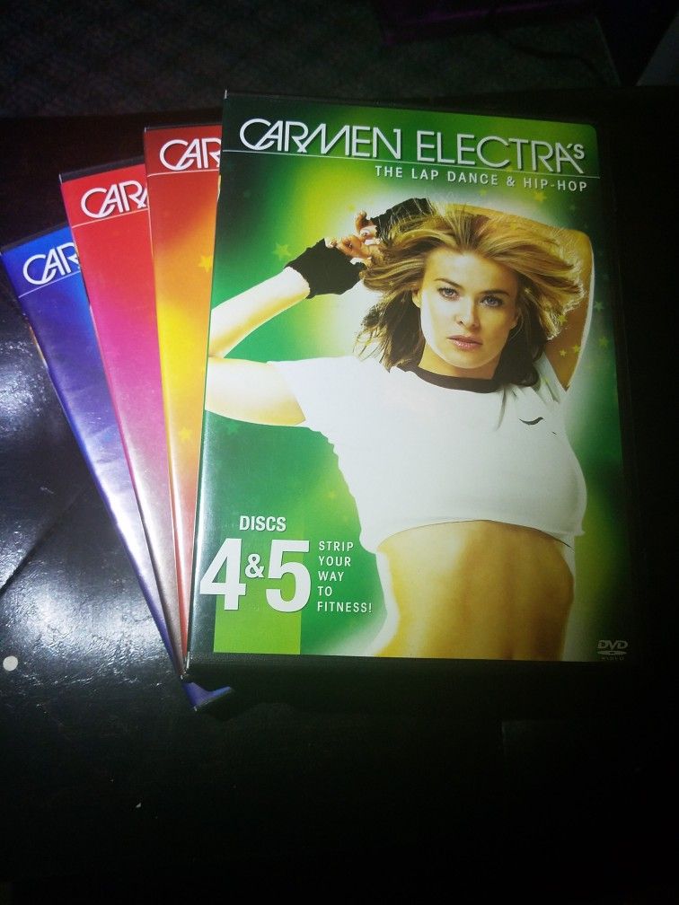 Carmen Electra Aerobic Striptease 5 Disc DVD Set