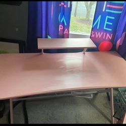 Pink Gaming Desk