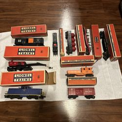 Vintage Lionel Train Lot w/ Boxes - Baby Ruth, Crane, New Haven, B&O Diesel