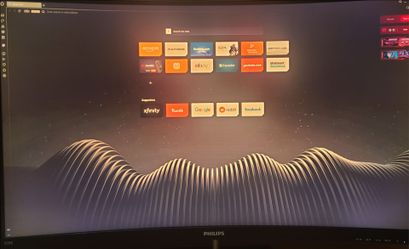 32" Philips E Line 4K Curved Monitor (1/2)