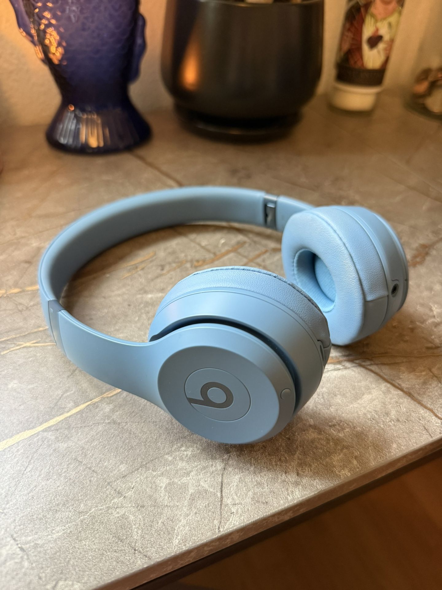 Slate Blue Beats Solo 4 Headphones 