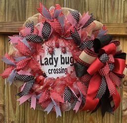 Lady Bug Wreath