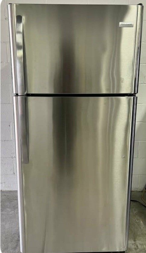 Free Delivery. Very Nice Stainless Steel Refrigerator. Only 3 Years Old
