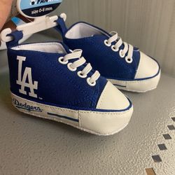 Dodgers Pre Walker Baby Shoes