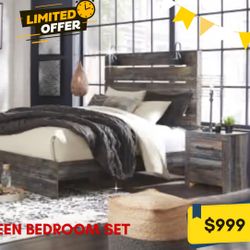 4 PC QUEEN BEDROOM SET 